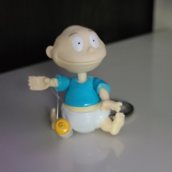 1997 RUGRATS TOMMY KEYCHAIN WITH REMOVABLE BOTTLE - Picture 2 of 4